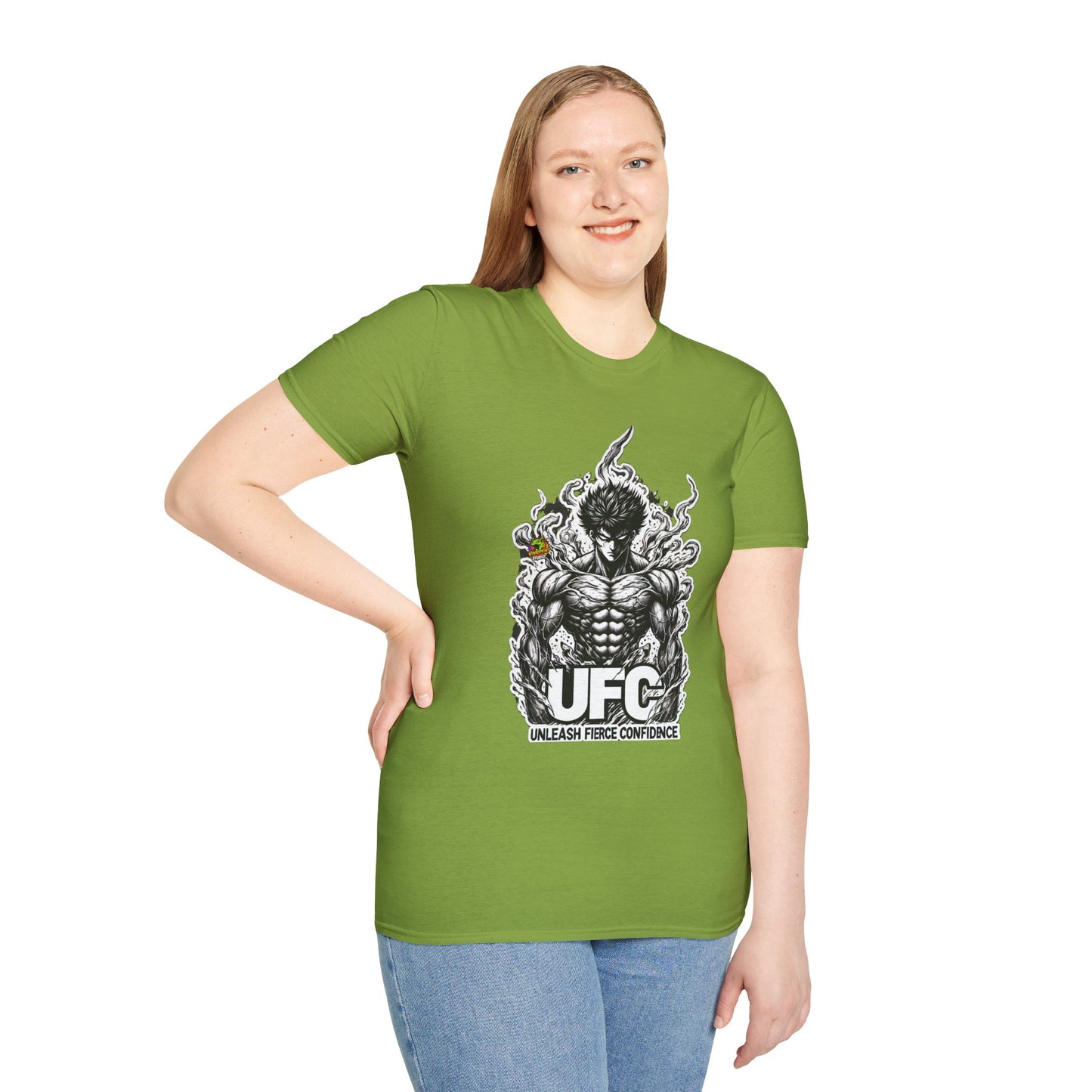 UFC T Shirt | Unleash Fierce Confidence | Motivational UFC Tee with Baki Anime Influence