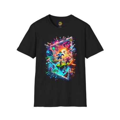 Unique Roblox Gamer T-Shirt for Boys & Girls | Roblox Graphic Tee | Roblox Inspired Shirt | Cool Gift for Roblox Players - High Quality Image