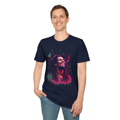 Vibrant - Bob Marley T-Shirt - Vibrant Rasta Revolution - premium material. limited stock. Order yours now and stand out with this exclusive piece!