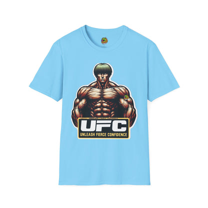 Fierce - UFC T Shirt | Unleash Fierce Confidence | UFC Tee with Baki Anime Elements for Athletes - premium material. perfect gift idea. Order yours now and stand out with this exclusive piece!