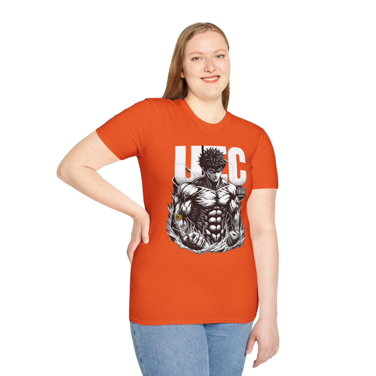 UFC T Shirt | Unleash Fierce Confidence | UFC Tee for Fitness and Baki Anime Fans