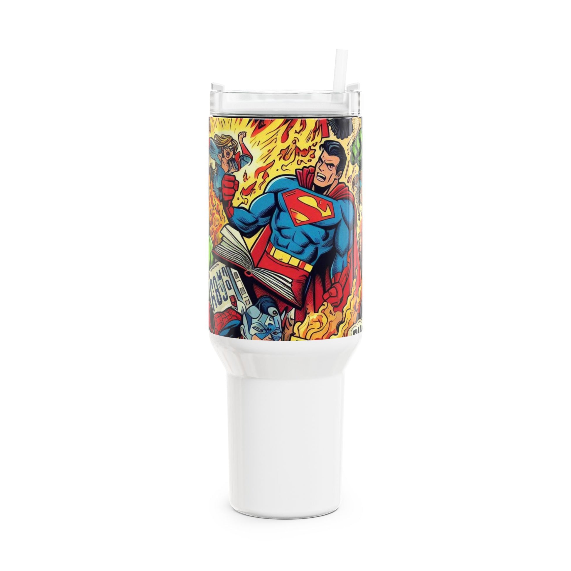 Stanley Tumbler | Comics and Anime Geek Drinkware | Colorful Cartoon Tumbler - High Quality Image