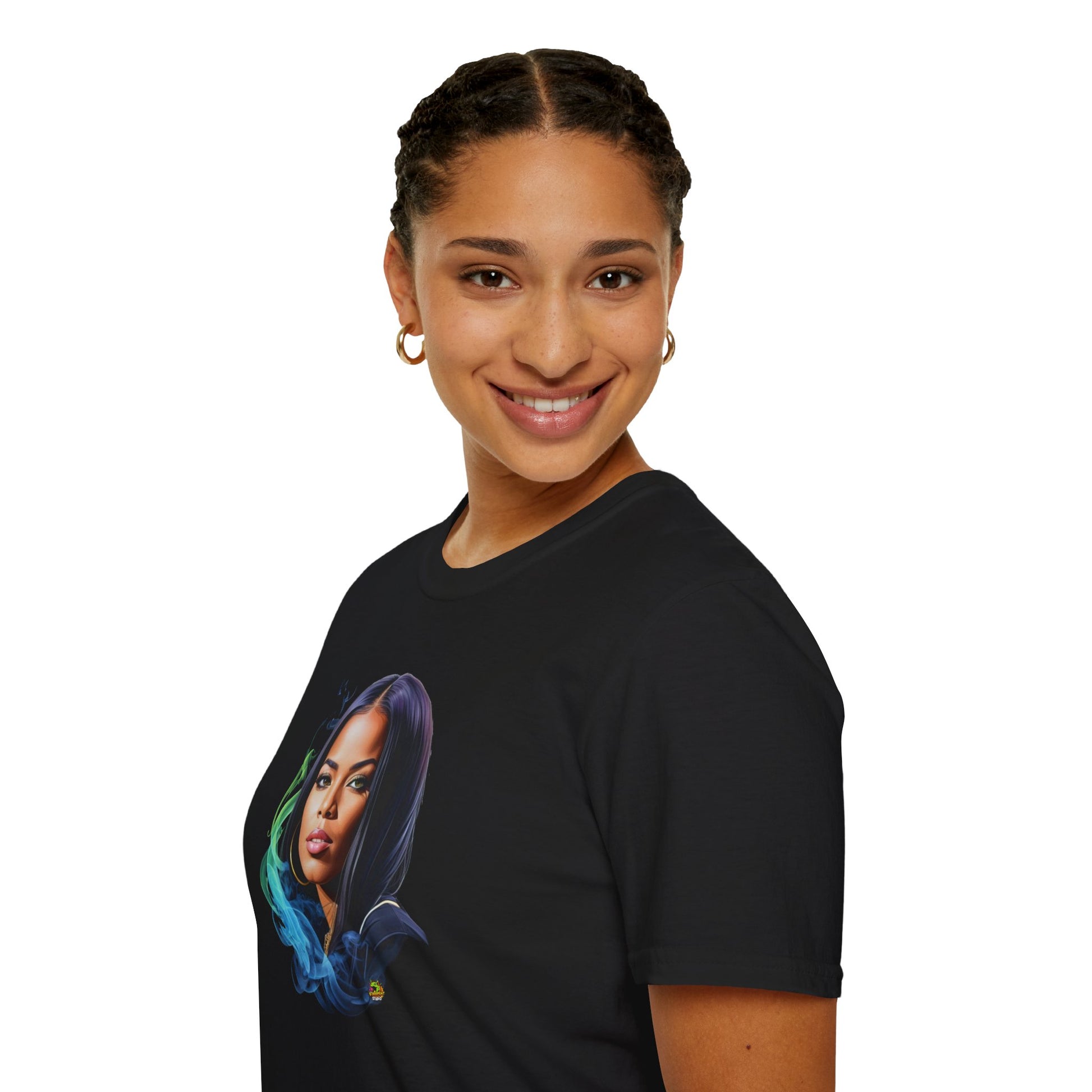 Queen - Aaliyah shirt | Honoring the Queen of Urban Pop | Memorial Tribute to a Legend - custom-made. perfect gift idea. Order yours now and stand out with this exclusive piece!