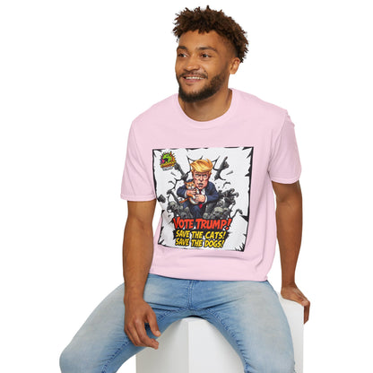 They're Eating the Dogs Tee | Trump Election Satire T-Shirt | Funny Meme Graphic Tee