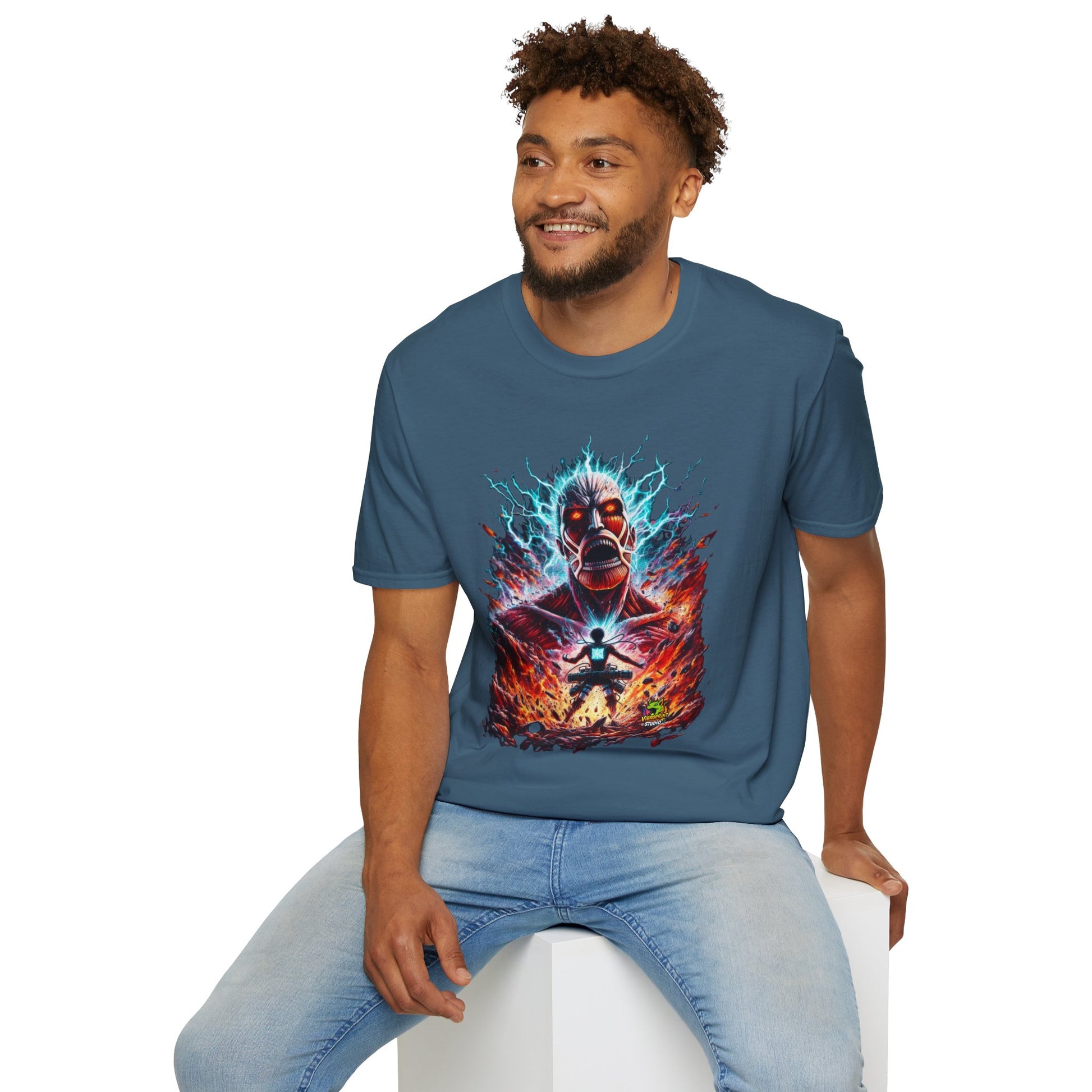 Shirt - Eren Yeager Titan’s Judgment Tee | Attack on Titan Shirt | Shingeki - custom-made. perfect gift idea. Order yours now and stand out with this exclusive piece!