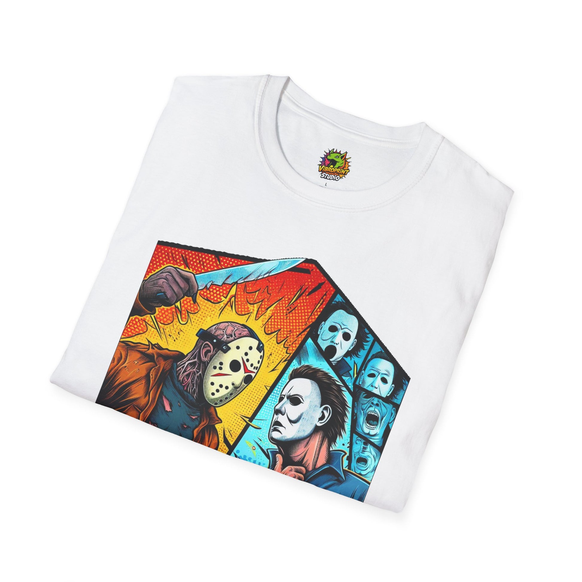 Vintage - Michael Myers Vintage Shirt | Jason & Michael Halloween Tee - premium material. limited stock. Order yours now and stand out with this exclusive piece!