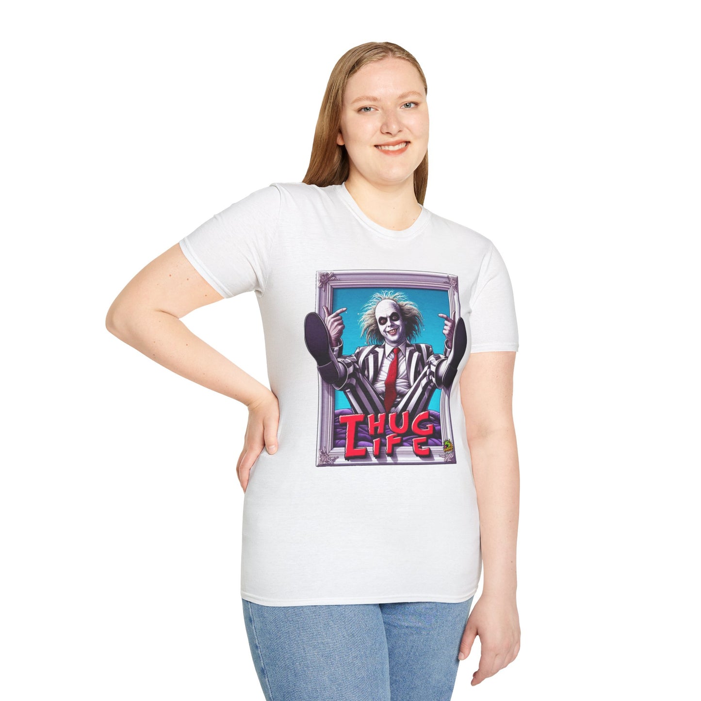 high-quality - Beetlejuice Shirt | Thug Life Halloween Graphic T-Shirt | Funny Beetlejuice Tee - premium material. perfect gift idea. Order yours now and stand out with this exclusive piece!