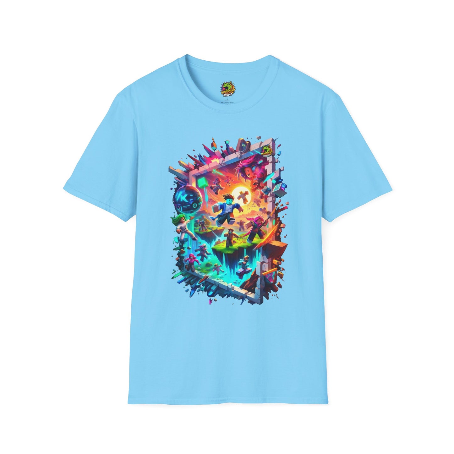 T-Shirt - Unique Roblox Gamer T-Shirt for Boys & Girls | Roblox Graphic Tee | Roblox Inspired Shirt | Cool Gift for Roblox Players - premium material. limited stock. Order yours now and stand out with this exclusive piece!