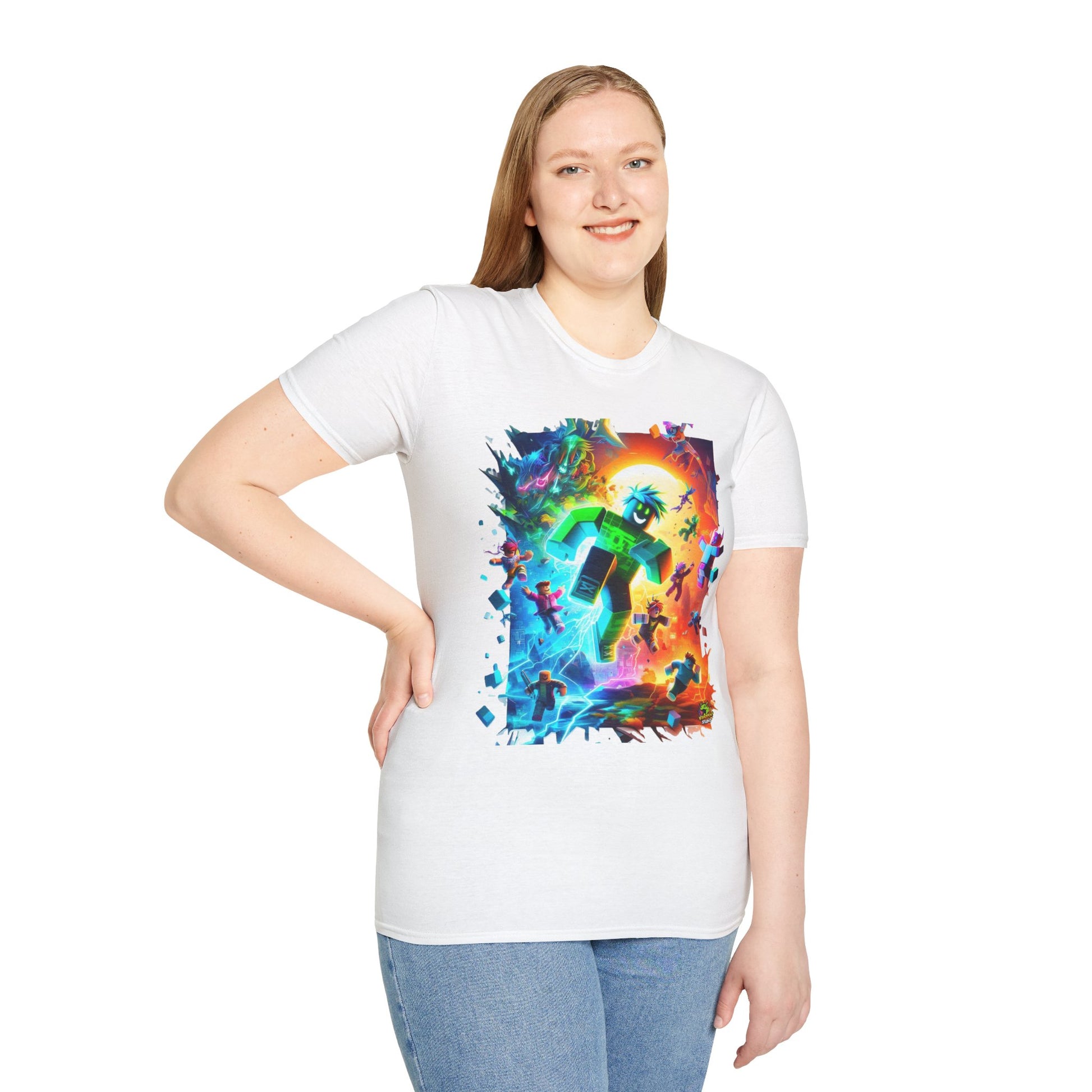 | - Roblox Kids T-Shirt | Trendy Roblox Avatar Graphic Tee | Roblox Clothing for Boys & Girls | Cool Roblox Gift - premium material. limited stock. Order yours now and stand out with this exclusive piece!