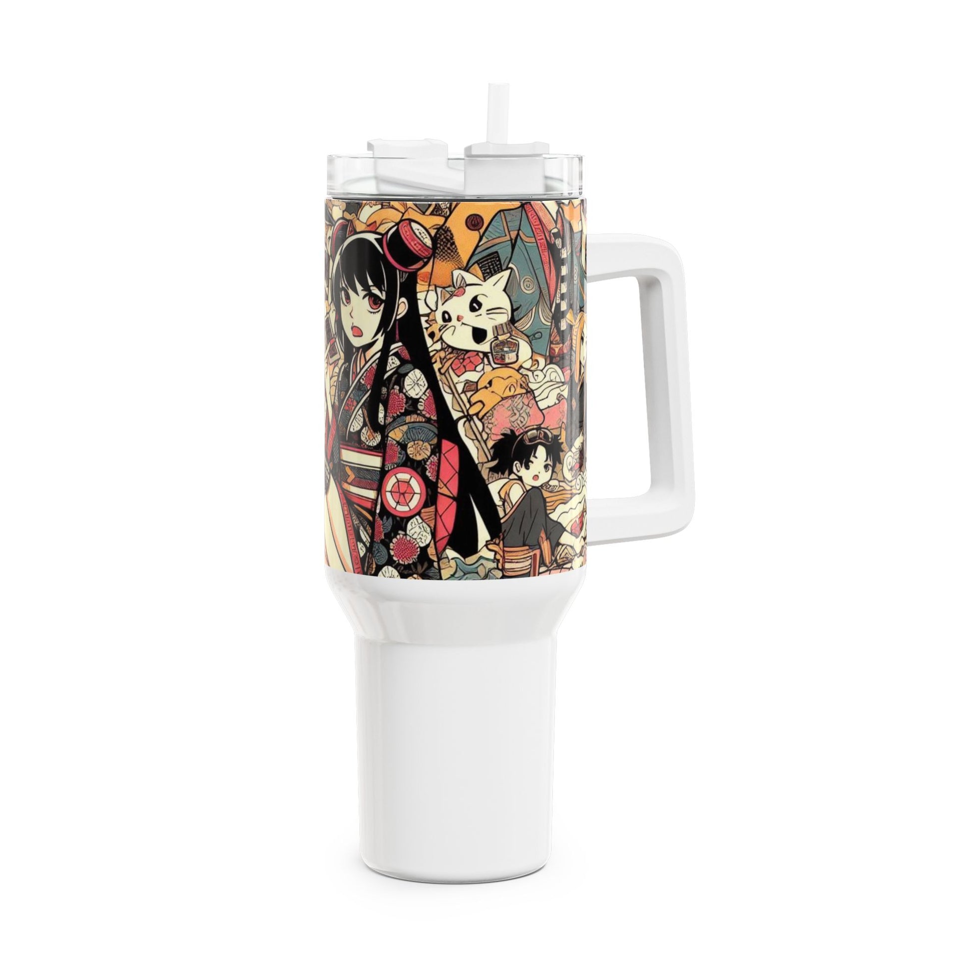 | - Stanley cup | Geek Drinkware for Anime Fans | Colorful Cartoon Tumbler - custom-made. limited stock. Order yours now and stand out with this exclusive piece!