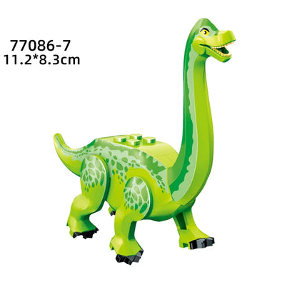 Minecraft Jurassic Raptor Dinosaur Building Block Figure, Lego compatible.