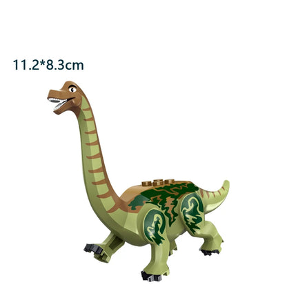 Minecraft Jurassic Dinosaur Building Blocks: Raptor Figure, fits Lego.