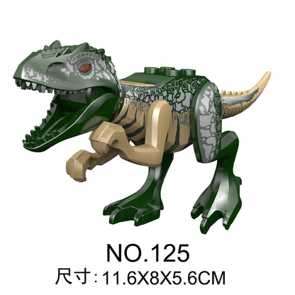 Minecraft Jurassic Raptor Dinosaur Building Block Figure, Lego compatible.