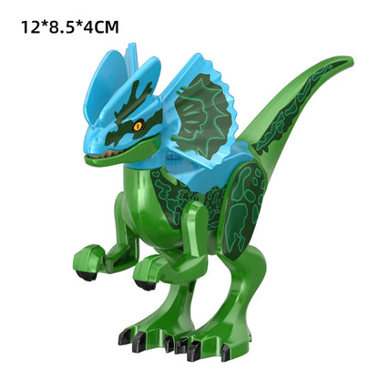 Minecraft Jurassic Raptor Dinosaur Building Block Figure, Lego compatible.