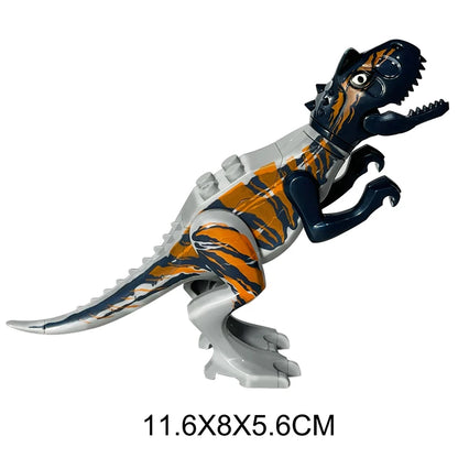 Minecraft Jurassic Dinosaur Building Blocks: Raptor Figure, fits Lego.