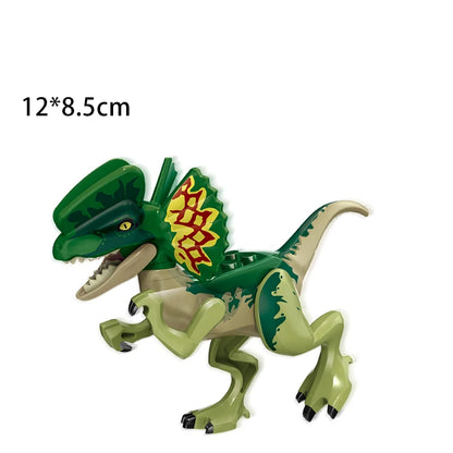 Minecraft Jurassic Raptor Dinosaur Building Block Figure, Lego compatible.