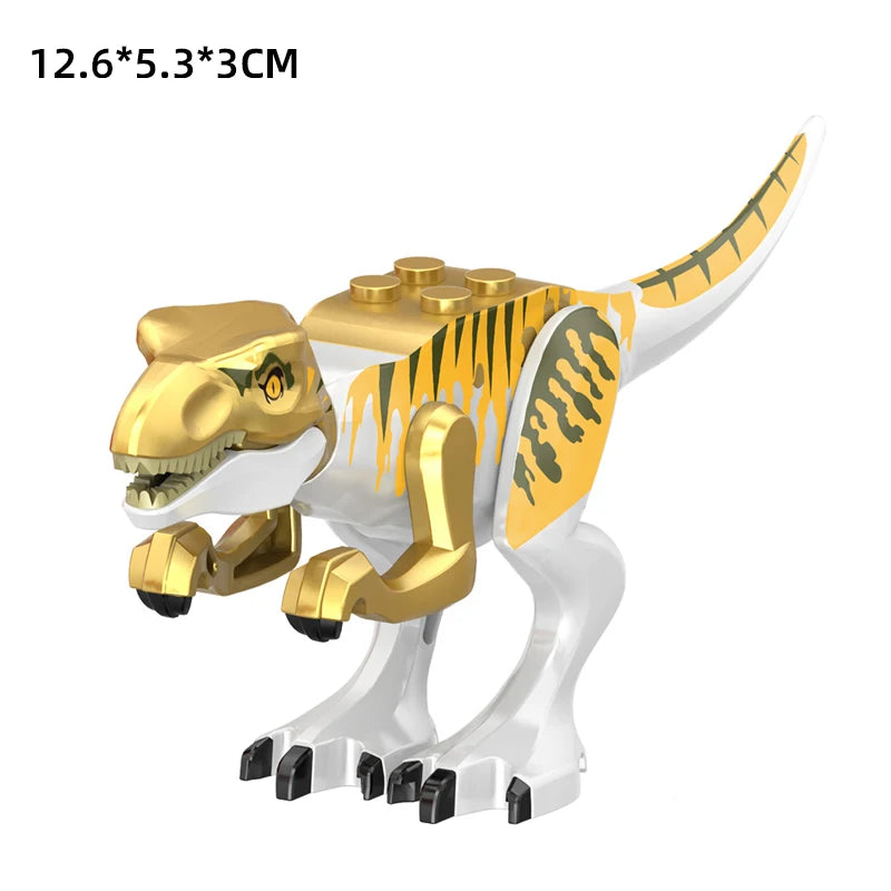 Minecraft Jurassic Dinosaur Building Blocks: T-Rex, compatible with Lego.