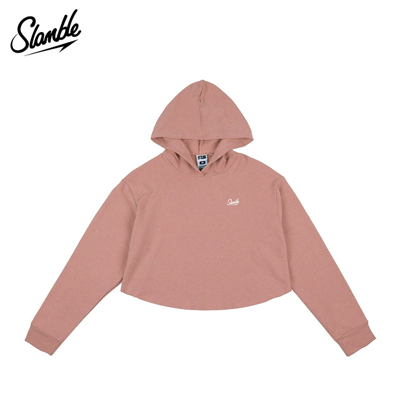 Slamble Hoodie in Heather Gray - Front View