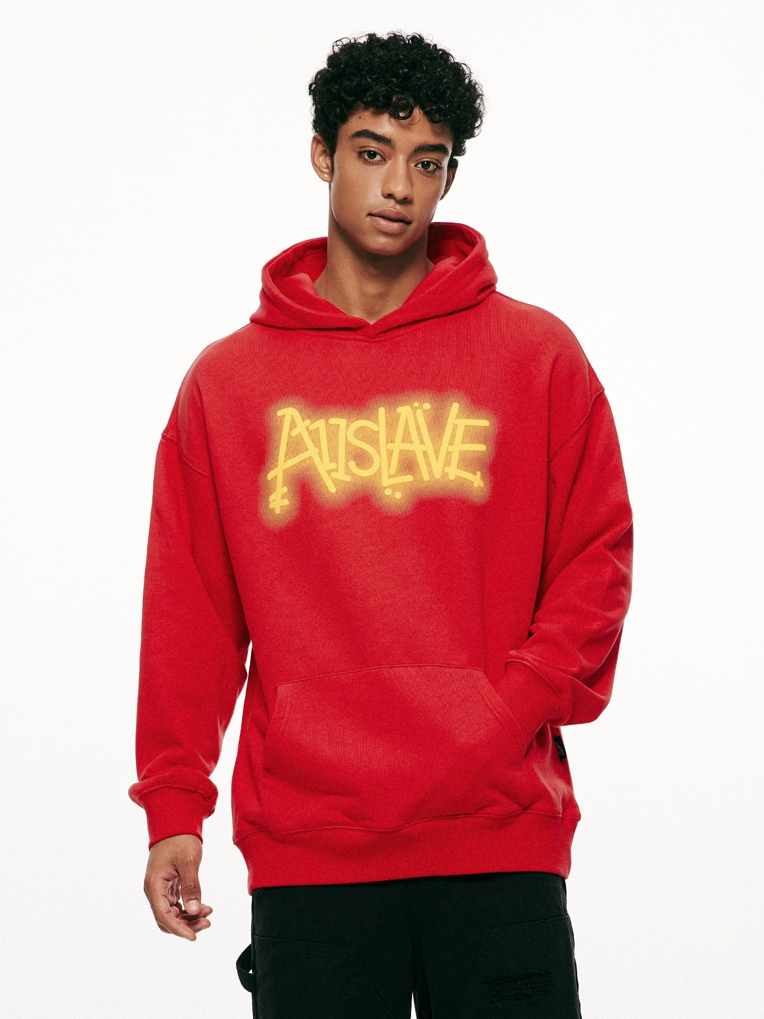 A11Slave Hip Hop Fleece-Lined Hoodie - Stylish and Comfortable Winter Wear