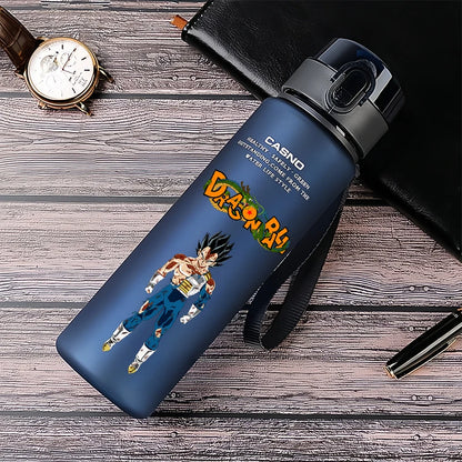 Engraving Dragon Ball Son Goku Vegeta IV Water Cup Anti-drop High Temperature Resistant Student Food Grade Plastic Cup Male Gift