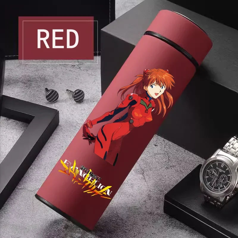 Anime EVA Ayanami Rei 500 ML Thermos Mug High-capacity 304 Stainless Steel Water Cup Travel Water Bottle Kawaii Cups Kids Gifts