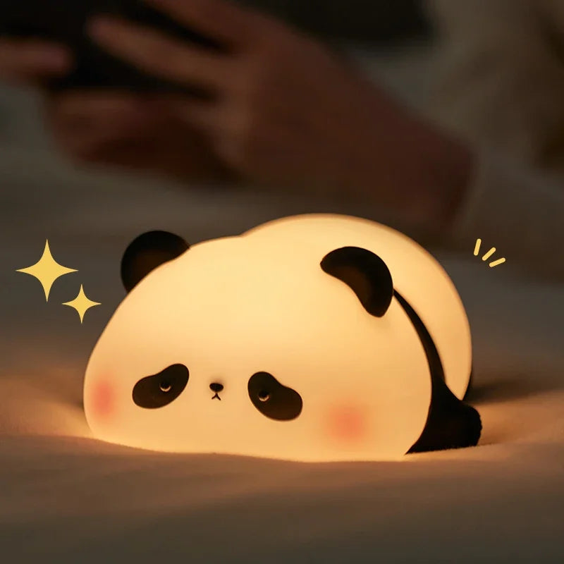 Cute Panda LED Night Light, a perfect Valentine's Day gift for all ages.