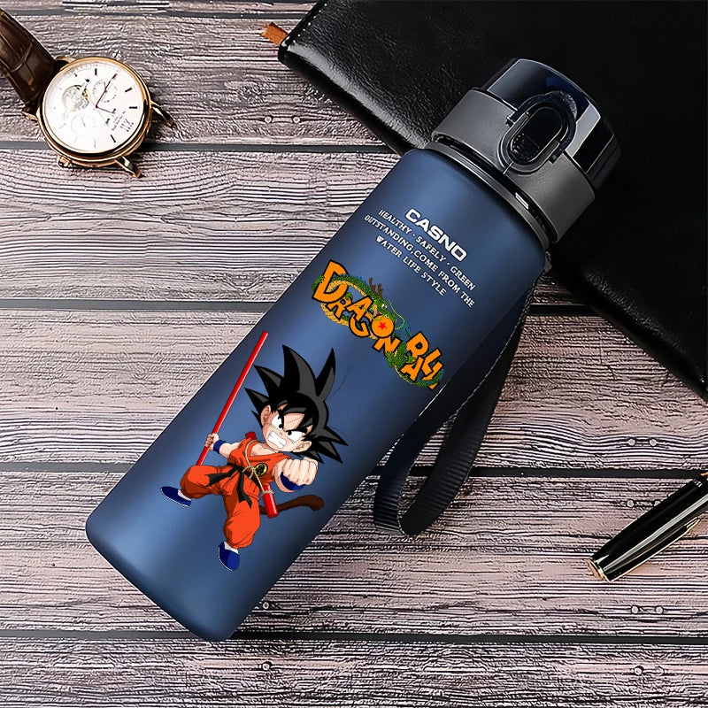 Engraving Dragon Ball Son Goku Vegeta IV Water Cup Anti-drop High Temperature Resistant Student Food Grade Plastic Cup Male Gift