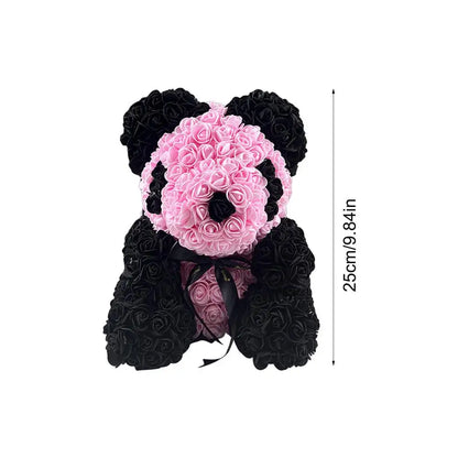 Rose Bear 25cm with Heart - Romantic Gift Idea