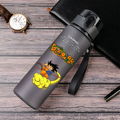 Engraving Dragon Ball Son Goku Vegeta IV Water Cup Anti-drop High Temperature Resistant Student Food Grade Plastic Cup Male Gift