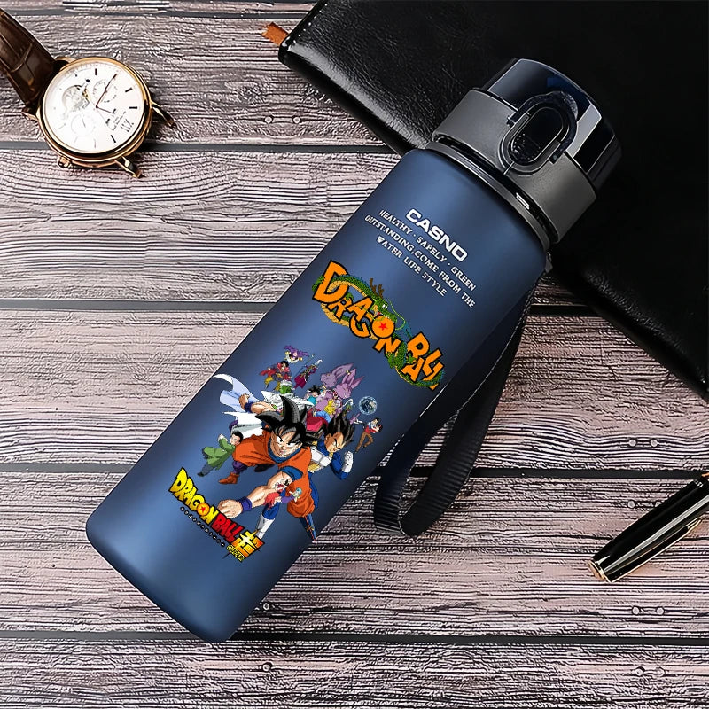 Engraving Dragon Ball Son Goku Vegeta IV Water Cup Anti-drop High Temperature Resistant Student Food Grade Plastic Cup Male Gift