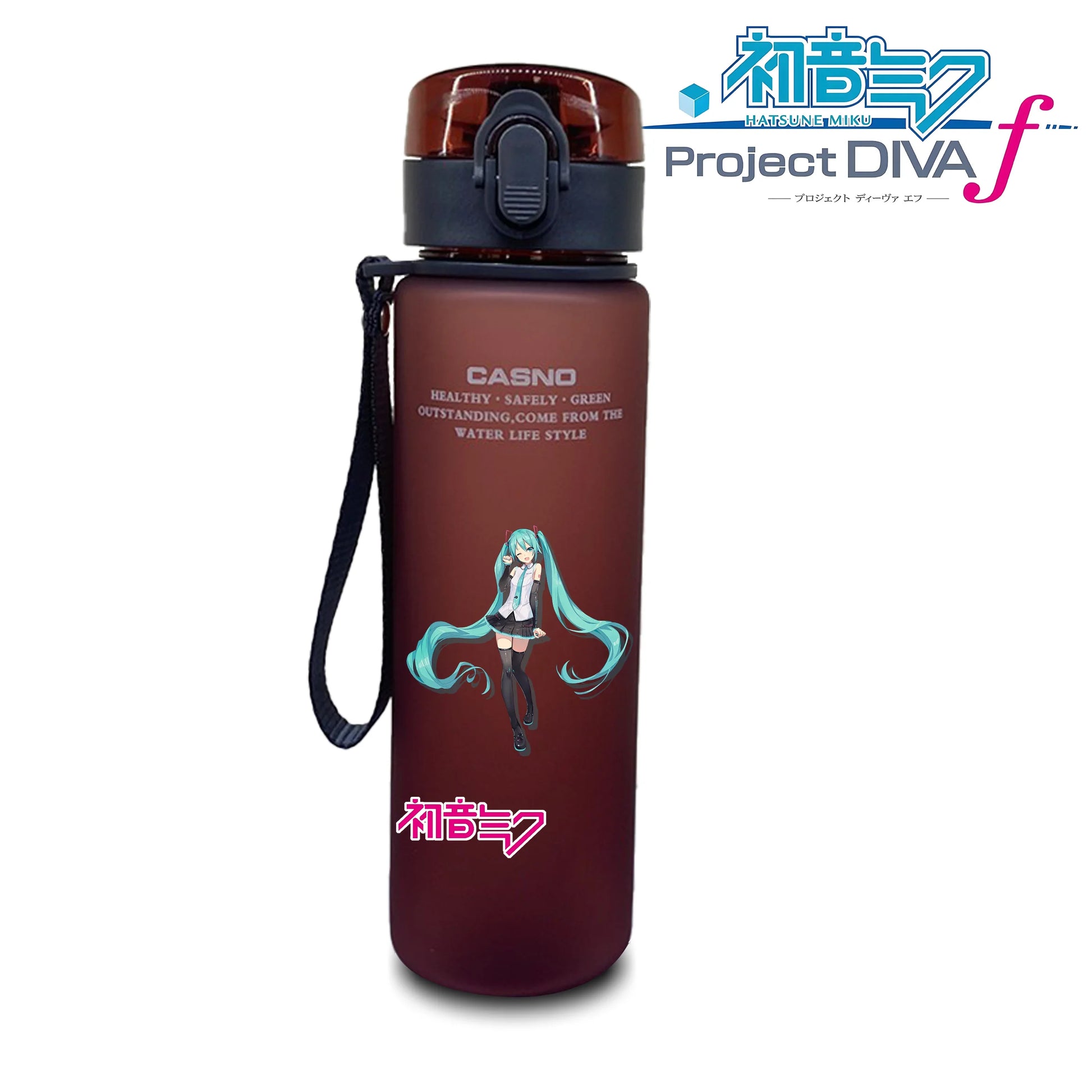 Plastic Sports Bottle, Hatsune Miku, Large Size