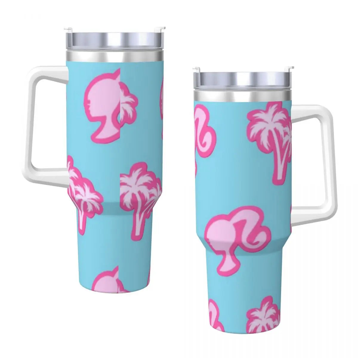 Insulated 40oz Barbie Tumbler, Leakproof Lid