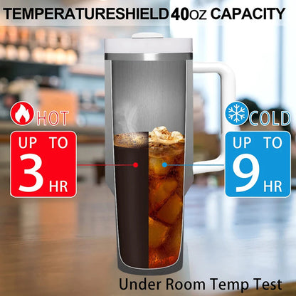 MINISO Stainless Steel Stitch Tumbler - angled view showcasing the full design.