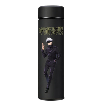 Stainless steel Jujutsu Kaisen thermos, 500ml, featuring Itadori