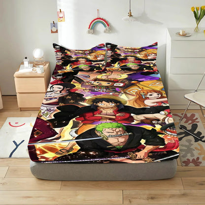 Monkey D. Luffy One Piece Fitted Sheet Set