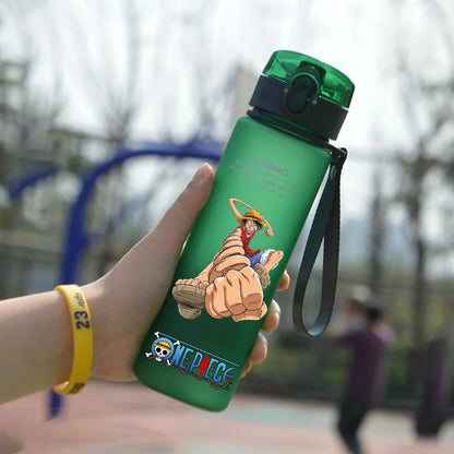 One Piece water bottle, Luffy close-up, 560ml