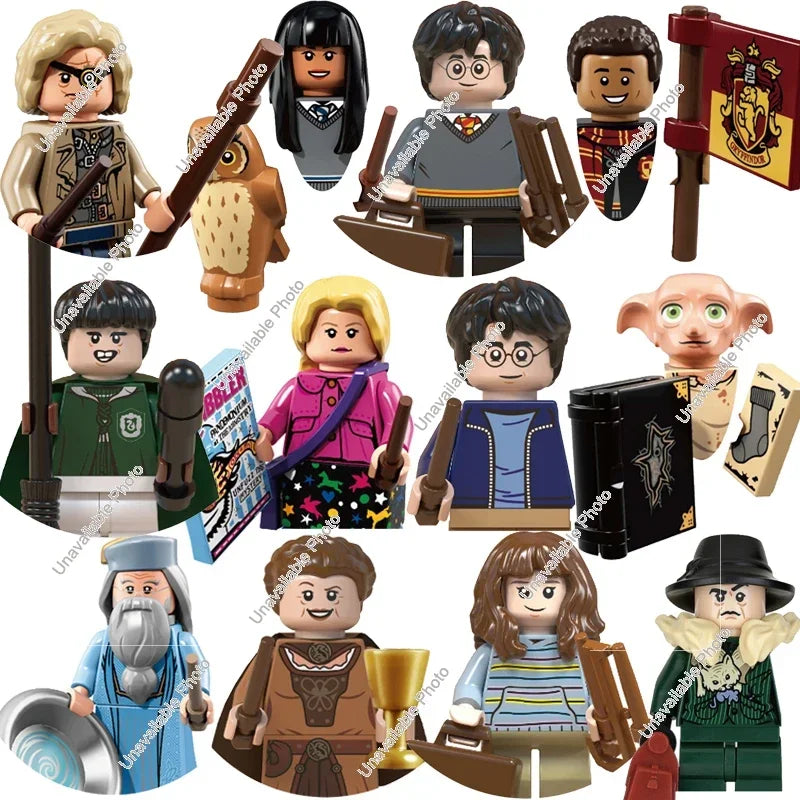 Hot Toys Harry Potter & Minecraft Crossover: Mini Figure & Block Set - Harry Potter Figure