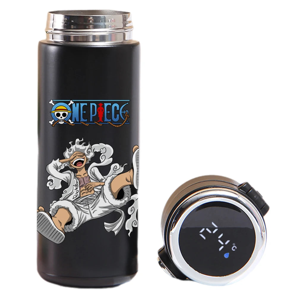 Luffy, Uta, Yamato One Piece thermos, digital temperature feature.