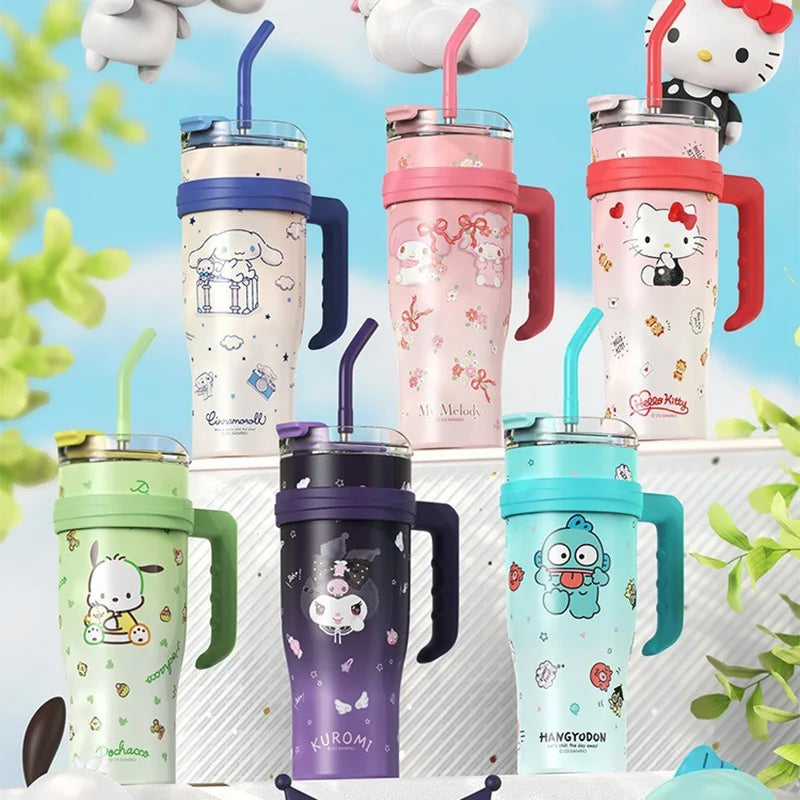 Sanrio Character Water Bottle (Hello Kitty), In Use