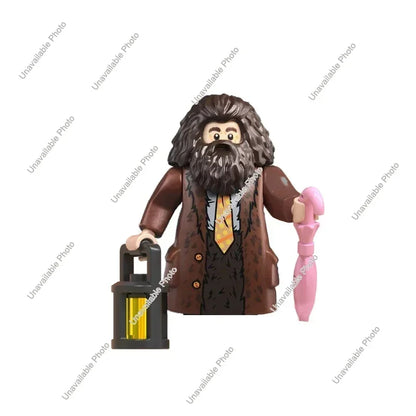 Hot Toys Harry Potter & Minecraft Building Set: Mini Figure & Blocks - Hogwarts Crest