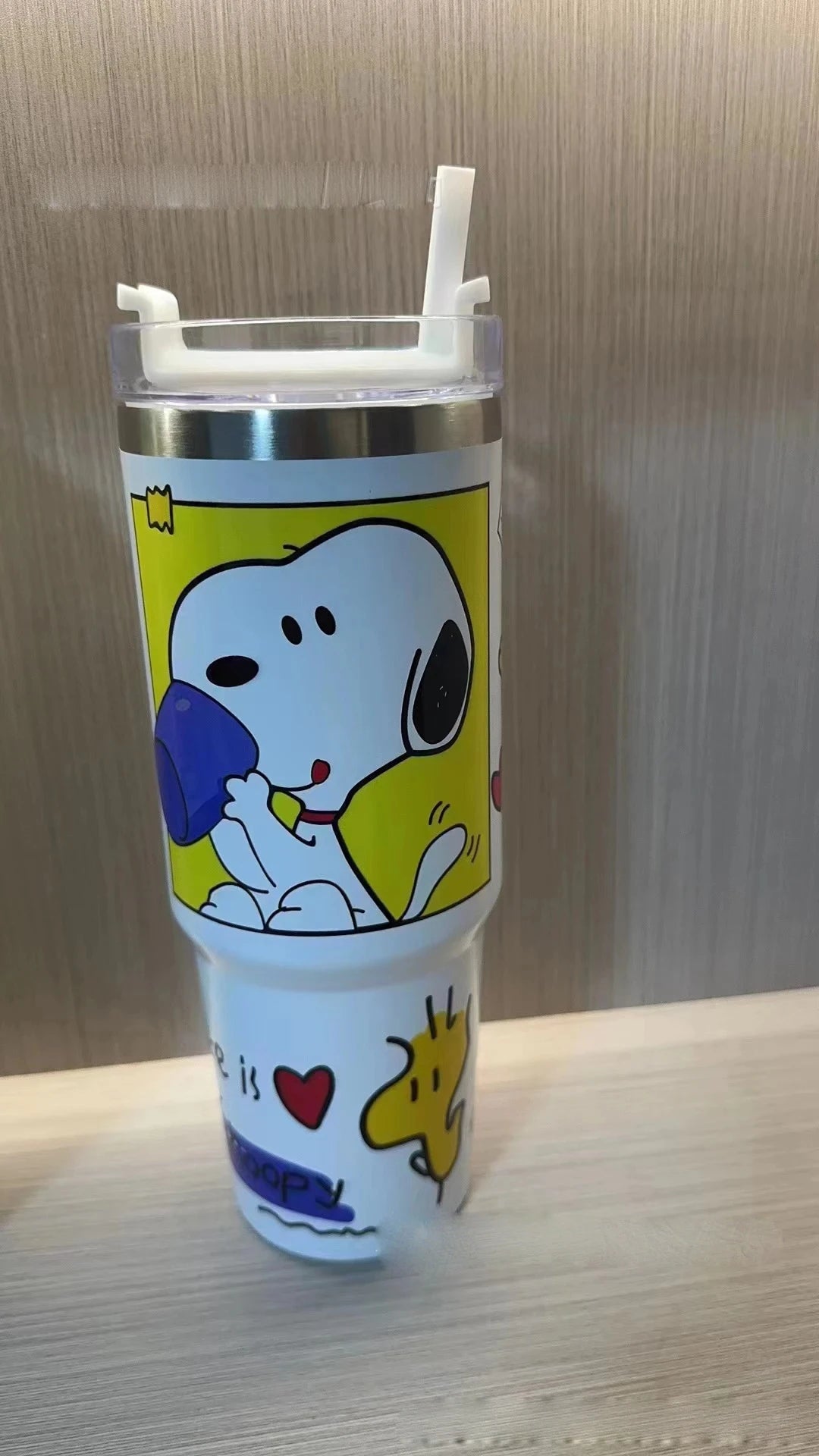 304 stainless steel Sanrio thermos, 900ml, Kuromi & Cinnamoroll.