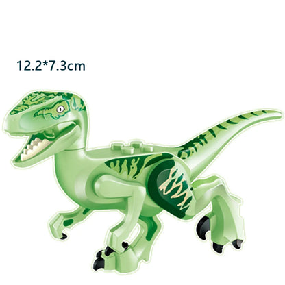 Minecraft Jurassic Rex Dinosaur Building Block, compatible with Lego.