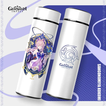 Genshin Impact Thermos Bottle 4 Characters Design