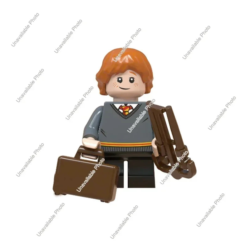 Hot Toys Harry Potter & Minecraft Building Set: Mini Figure & Blocks - Hogwarts Crest