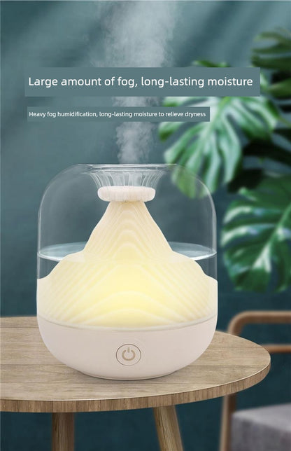 Mujie Silent Ultrasonic Humidifier, White - Control Panel Close-up