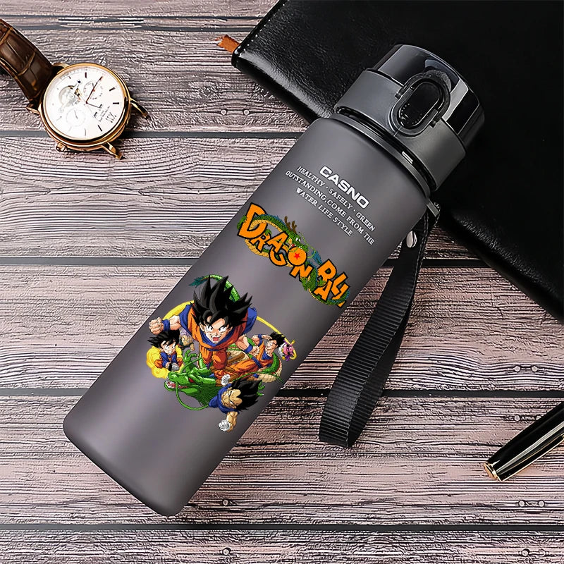 Engraving Dragon Ball Son Goku Vegeta IV Water Cup Anti-drop High Temperature Resistant Student Food Grade Plastic Cup Male Gift