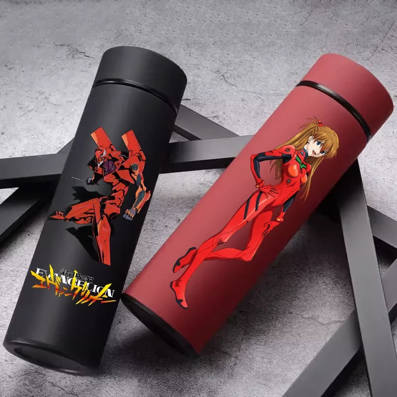 Anime EVA Ayanami Rei 500 ML Thermos Mug High-capacity 304 Stainless Steel Water Cup Travel Water Bottle Kawaii Cups Kids Gifts