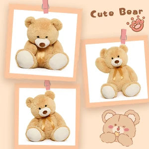 Valentine's Day Gift: 52" Big Teddy Bear, Light Brown, Plush