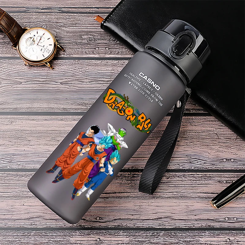 Engraving Dragon Ball Son Goku Vegeta IV Water Cup Anti-drop High Temperature Resistant Student Food Grade Plastic Cup Male Gift