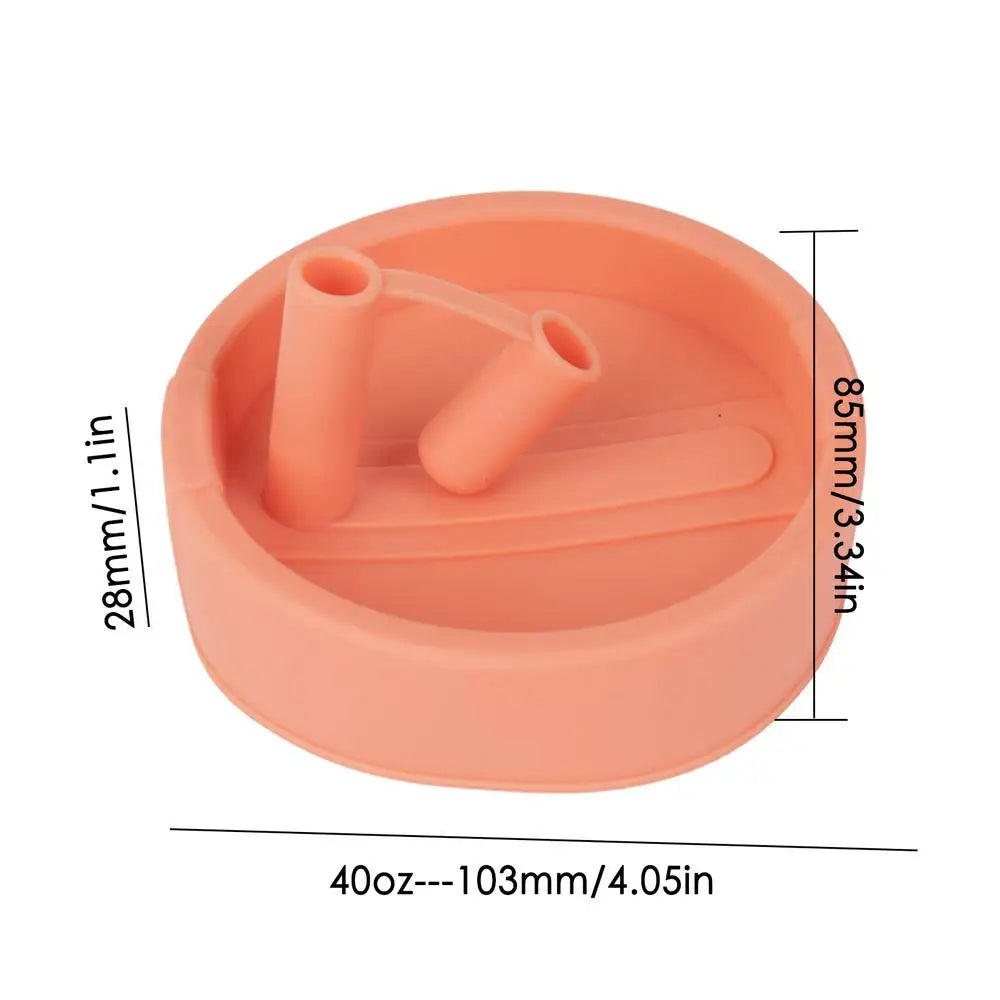 Silicone straw lid - leakproof replacement for 40oz tumblers